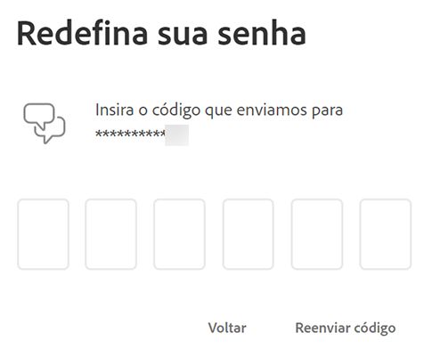 Inserir código de verificação