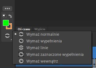 Tryb wymazywania
