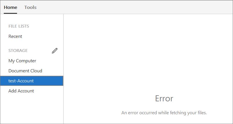 访问 SharePoint 连接器时出错