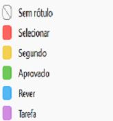 Explore várias opções de rótulos no Adobe Bridge.