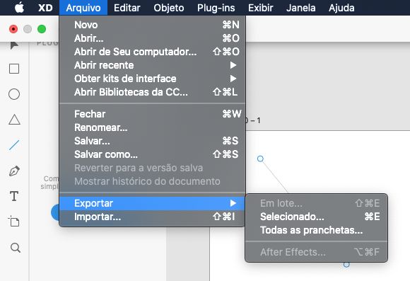 Exportar ativos para o Zeplin