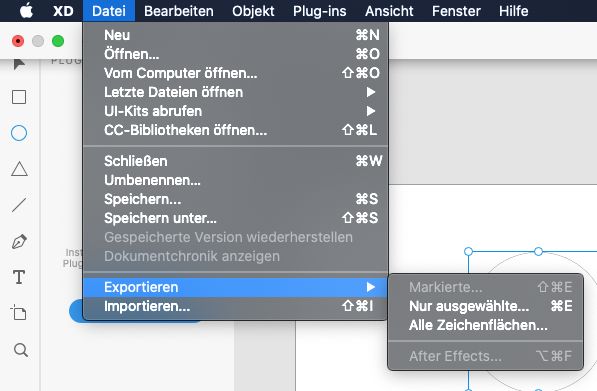 Assets nach Zeplin exportieren