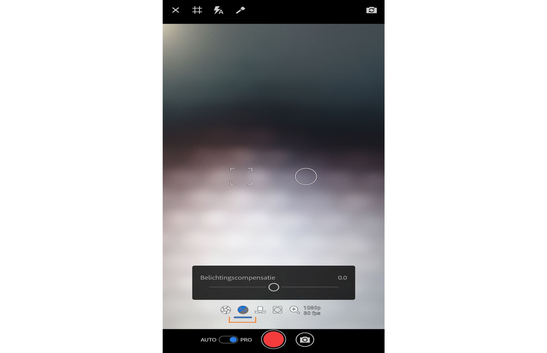 Belichtingscompensatie in Premiere Rush