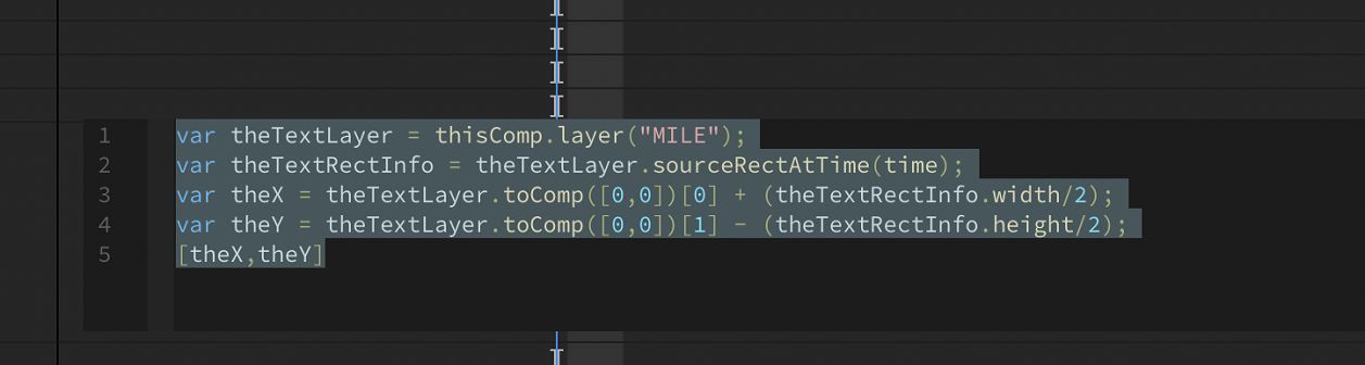 Haga clic en el editor para permitir la edición en el editor de expresión