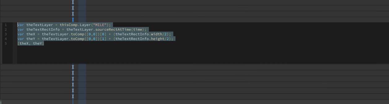エディター内でクリックして、エクスプレッションエディターでの編集を有効にする
