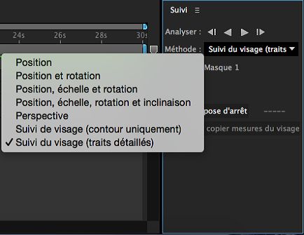 Sélection d’une méthode de suivi