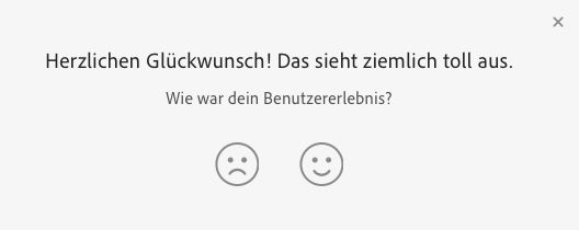 Feedback zu Tutorials zu ersten Schritten