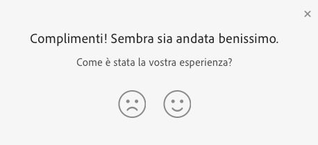 Feedback per le esercitazioni introduttive