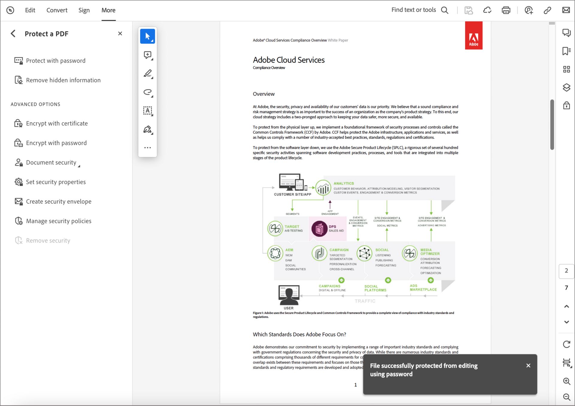 הודעת אישור על הגבלת עריכה