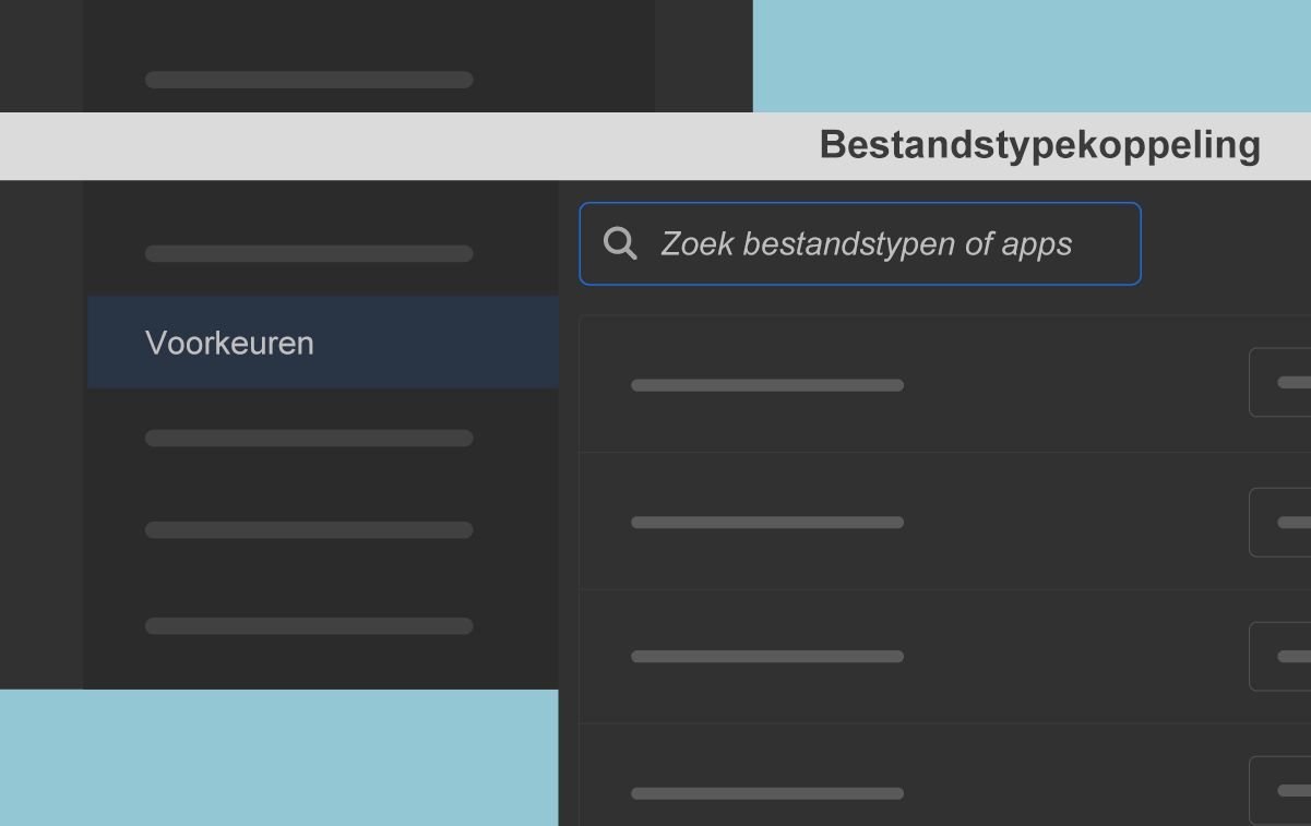Verbeteringen in bestandstypekoppelingen