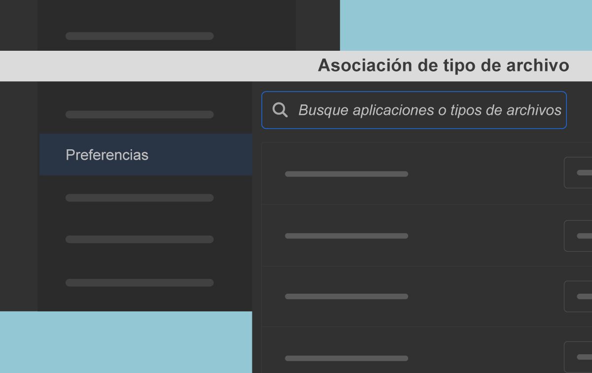 Mejoras en las asociaciones de tipos de archivo