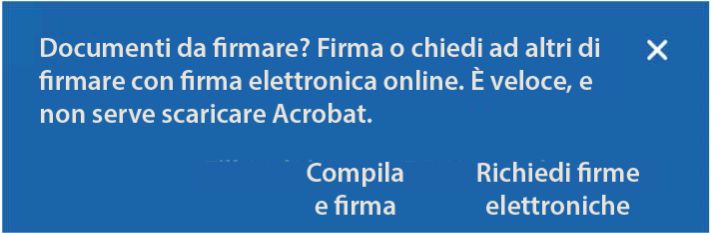 Suggerimento per compilazione e firma del modulo o richiesta di firme
