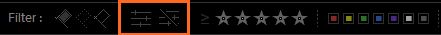 New filter icons in the Filmstrip