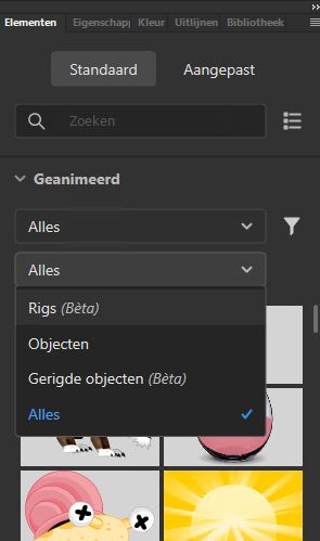 Filteren op structuur