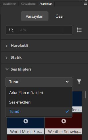 Ses Kliplerini Filtreleme