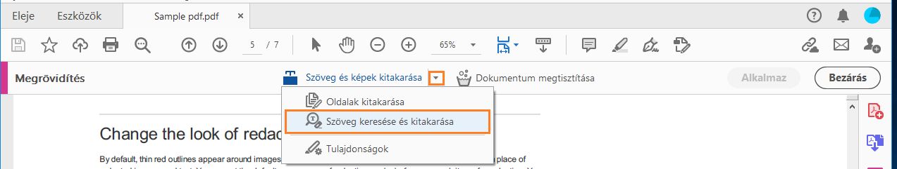 Szöveg keresése és kivonása
