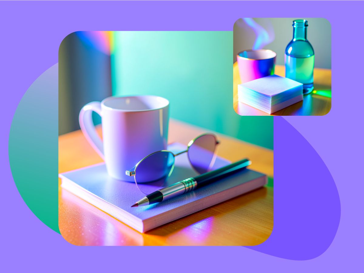 A three-dimensional artwork of a stylized human face. It's composed of various geometric shapes and blocks of color, including yellow, blue, orange, white, and gray.