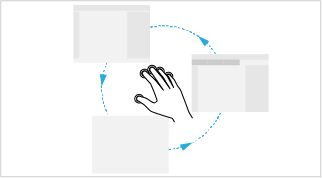 Photoshop 五指循环切换屏幕模式