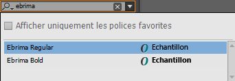 Liste des polices sans empattement