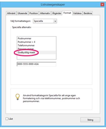 Posten Godtycklig mask i Acrobat