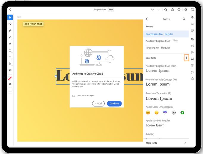Dodawanie własnej czcionki