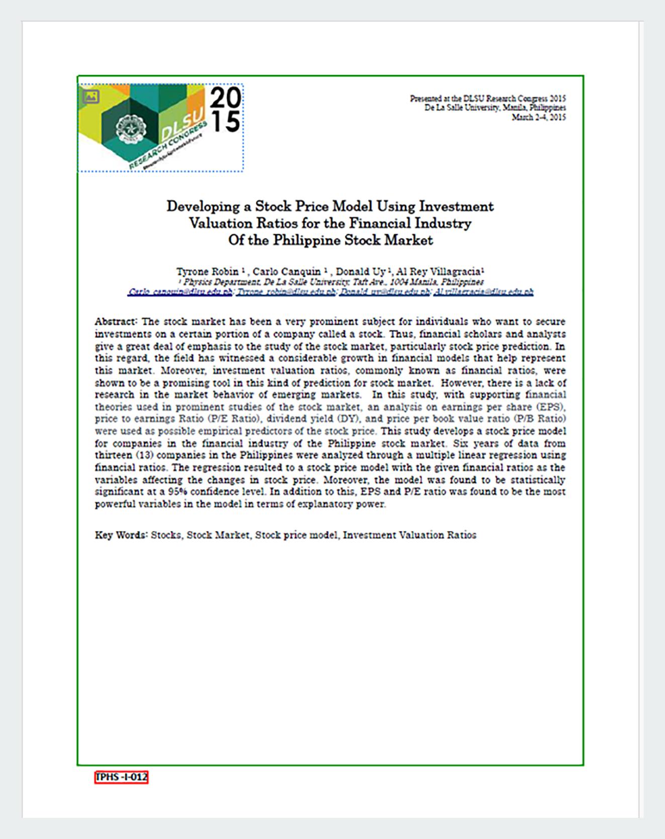 Nota a piè di pagina al centro del documento