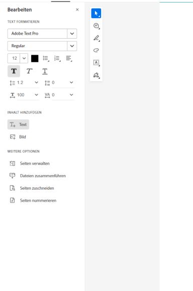 Formatierungsoptionen