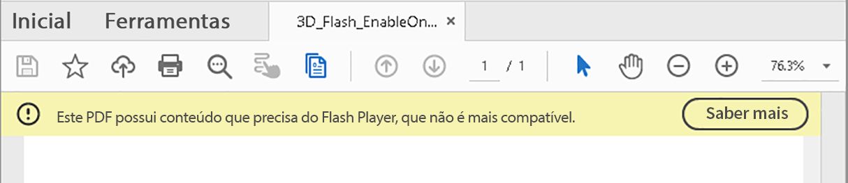 Avisar quando Flash Player não estiver instalado