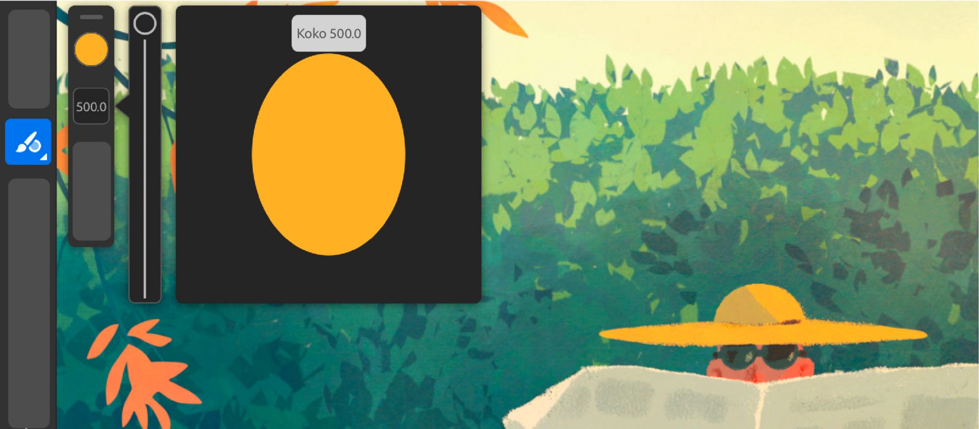 Luo taideteokseesi suuria viivoja UHD-tarkkuudella suurennettujen vektorisiveltimien avulla.