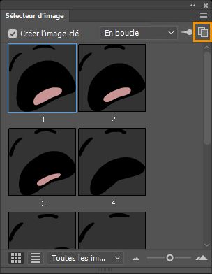 Ouverture d’un nouveau panneau Sélecteur d’image