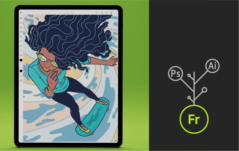 Kan ik met mijn Fresco-illustraties werken in andere applicaties?