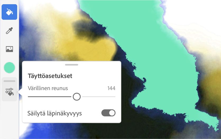 Väritä täyttötyökalulla uudelleen