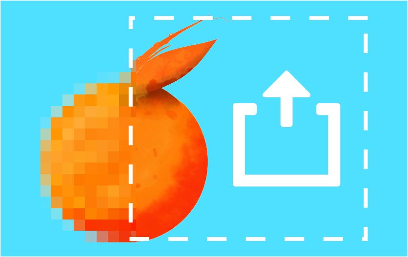 Export high-resolution content for free