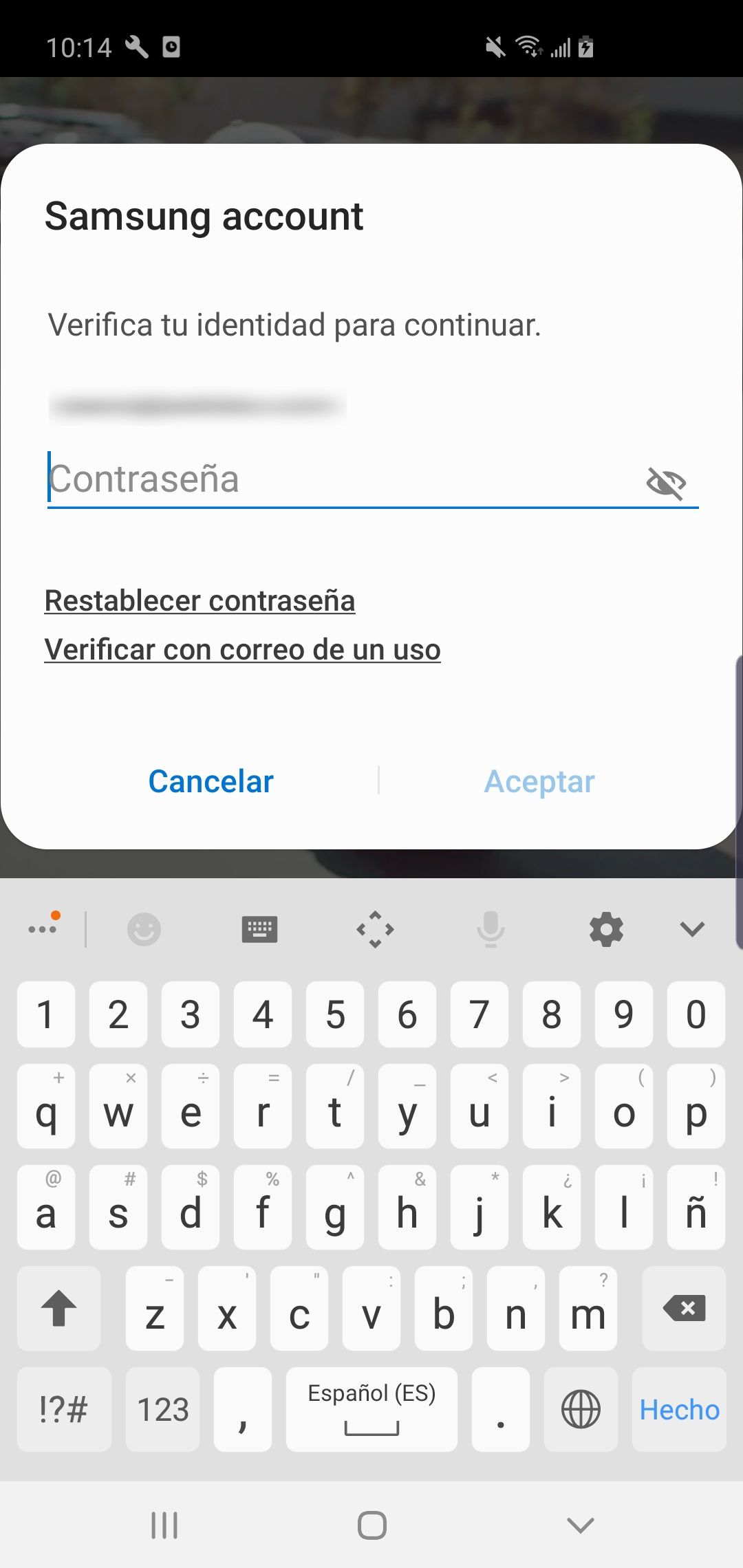 Inicio de sesión en Samsung Galaxy Store