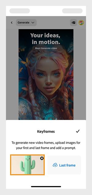 An image is uploaded for the first keyframes and that serves as a fixed point, providing guidance to ensure the video starts with it. 