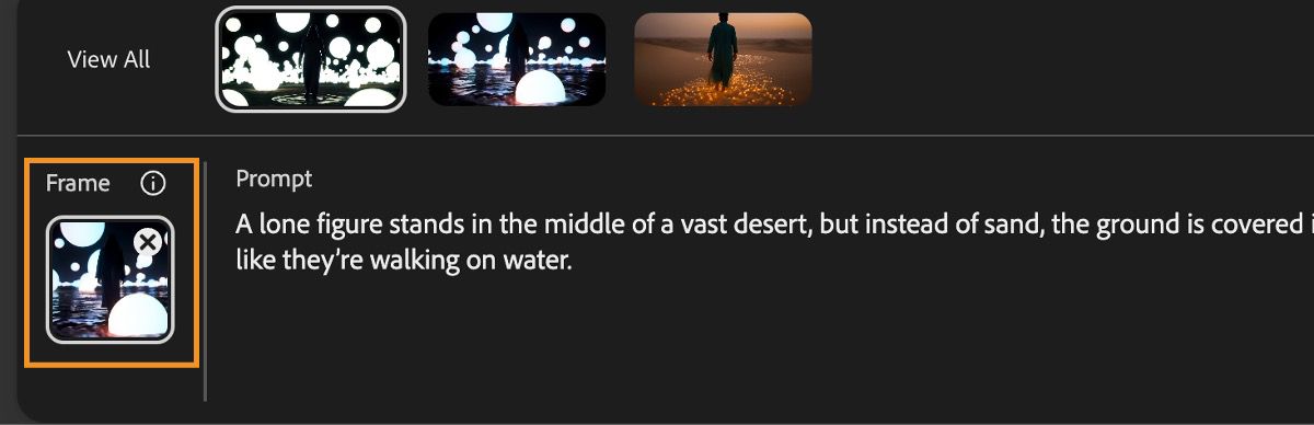Une image est chargée dans la section Image et un prompt est ajouté à la barre de prompt.
