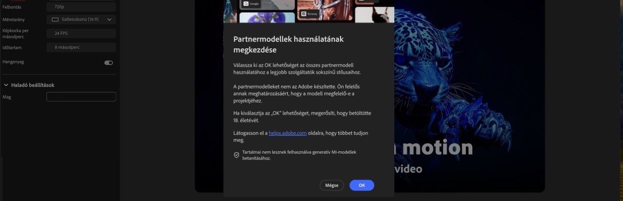 A Partnermodellek használatának megkezdése ablak nyitva van, és választhat a folytatás vagy a megszakítás között.