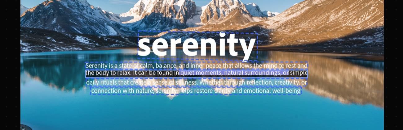 Une zone de texte modifiable apparaît sur l’image, ce qui vous permet de modifier ou de supprimer le texte sélectionné.