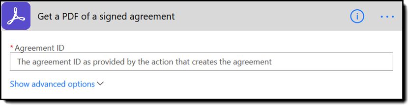 Obtenir le PDF d’un accord signé