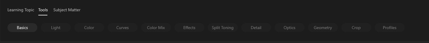 Просмотрите различные категории, из которых можно выбрать руководство по началу работы.