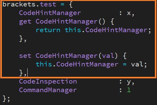 بعد: Create getters/setters