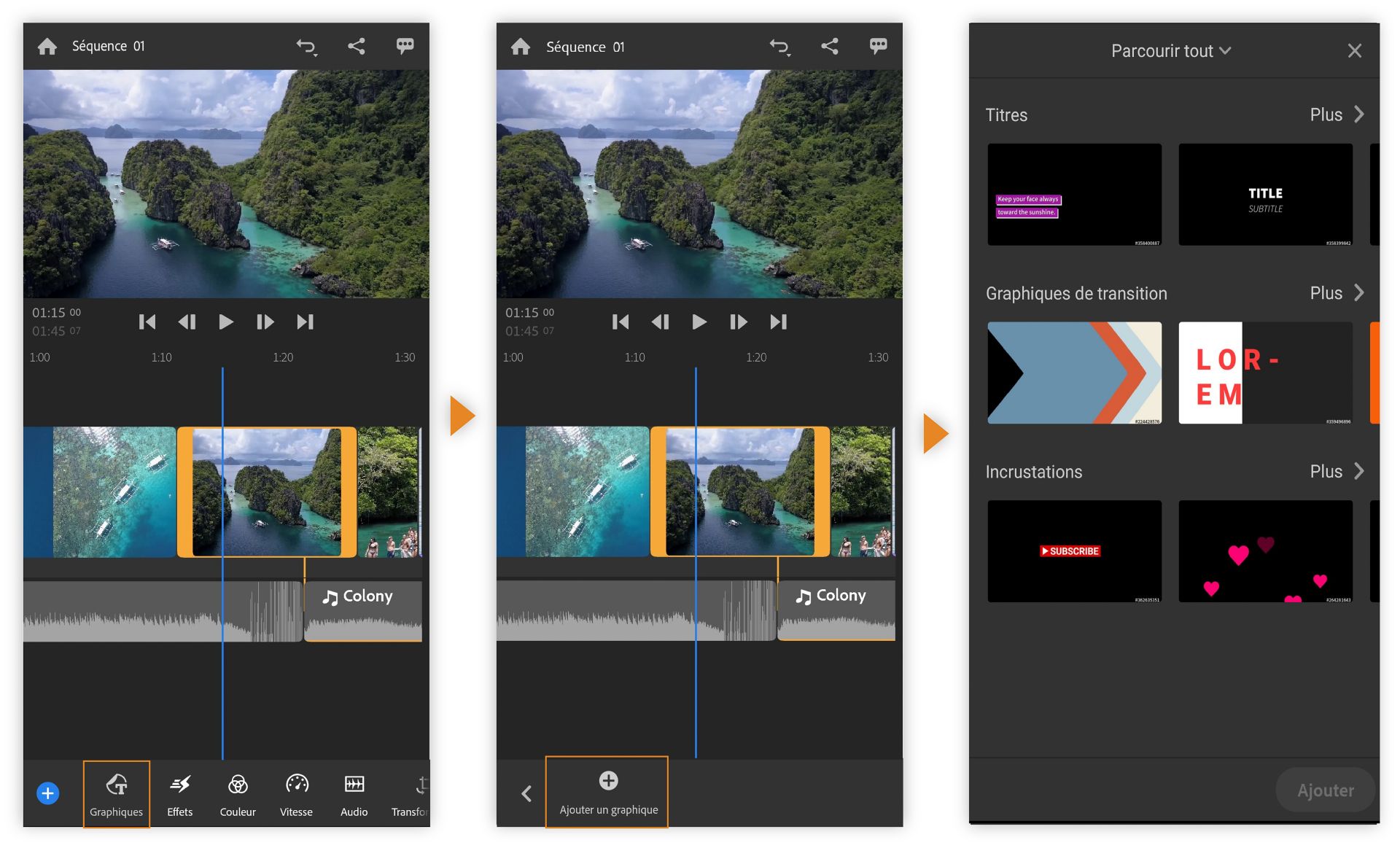 Ajouter un graphique