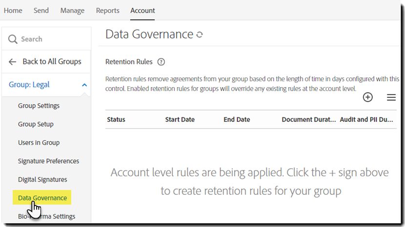 Datareglering på gruppnivå