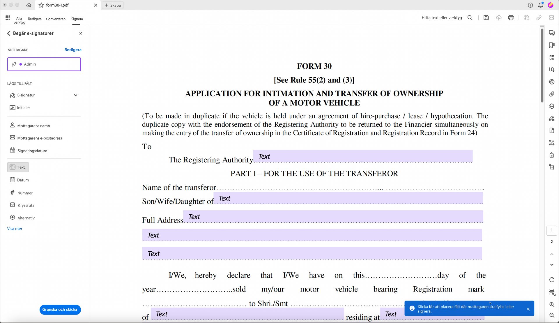 Lägg till formulärfält