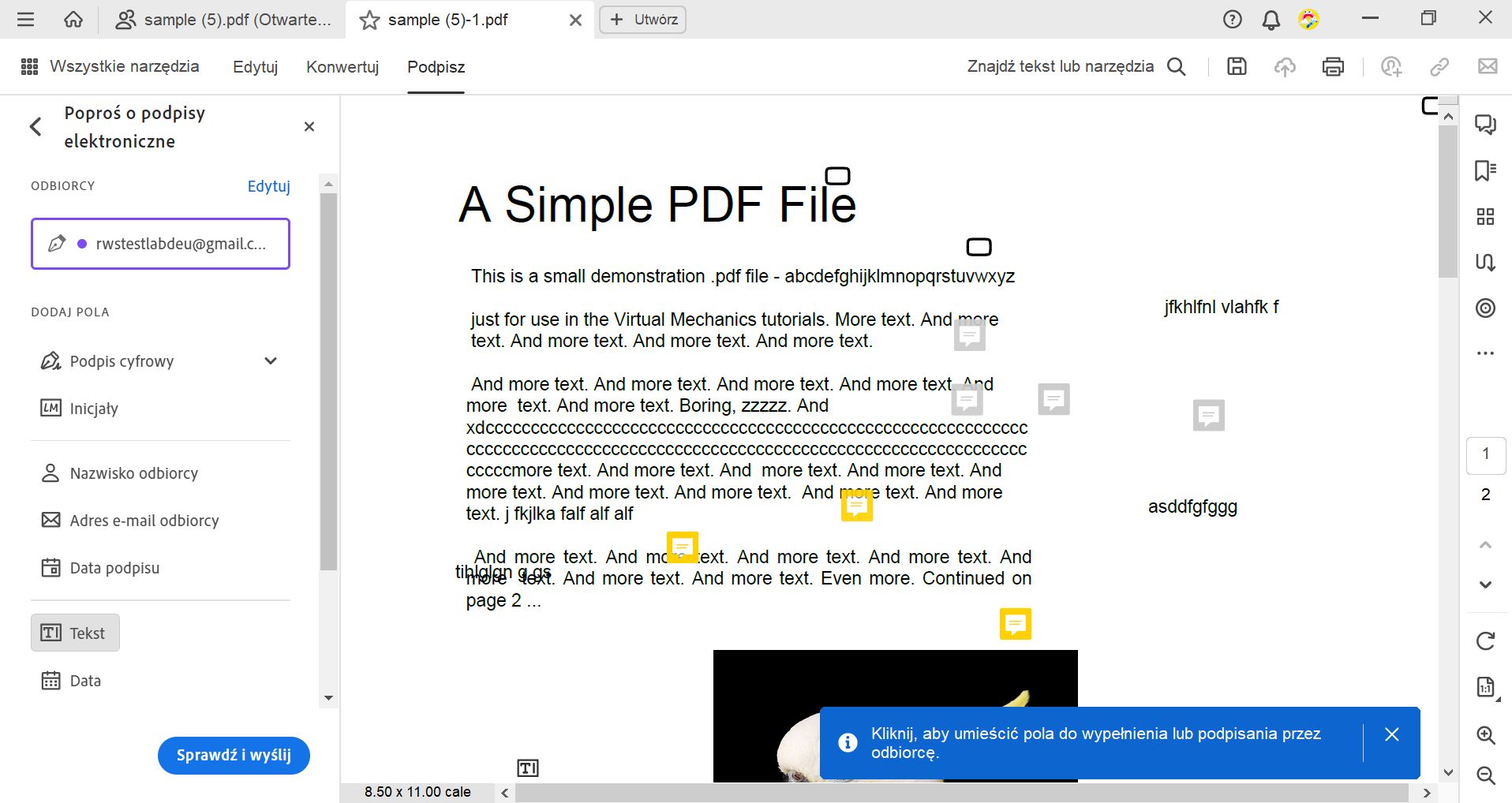 Dodawanie pól formularza