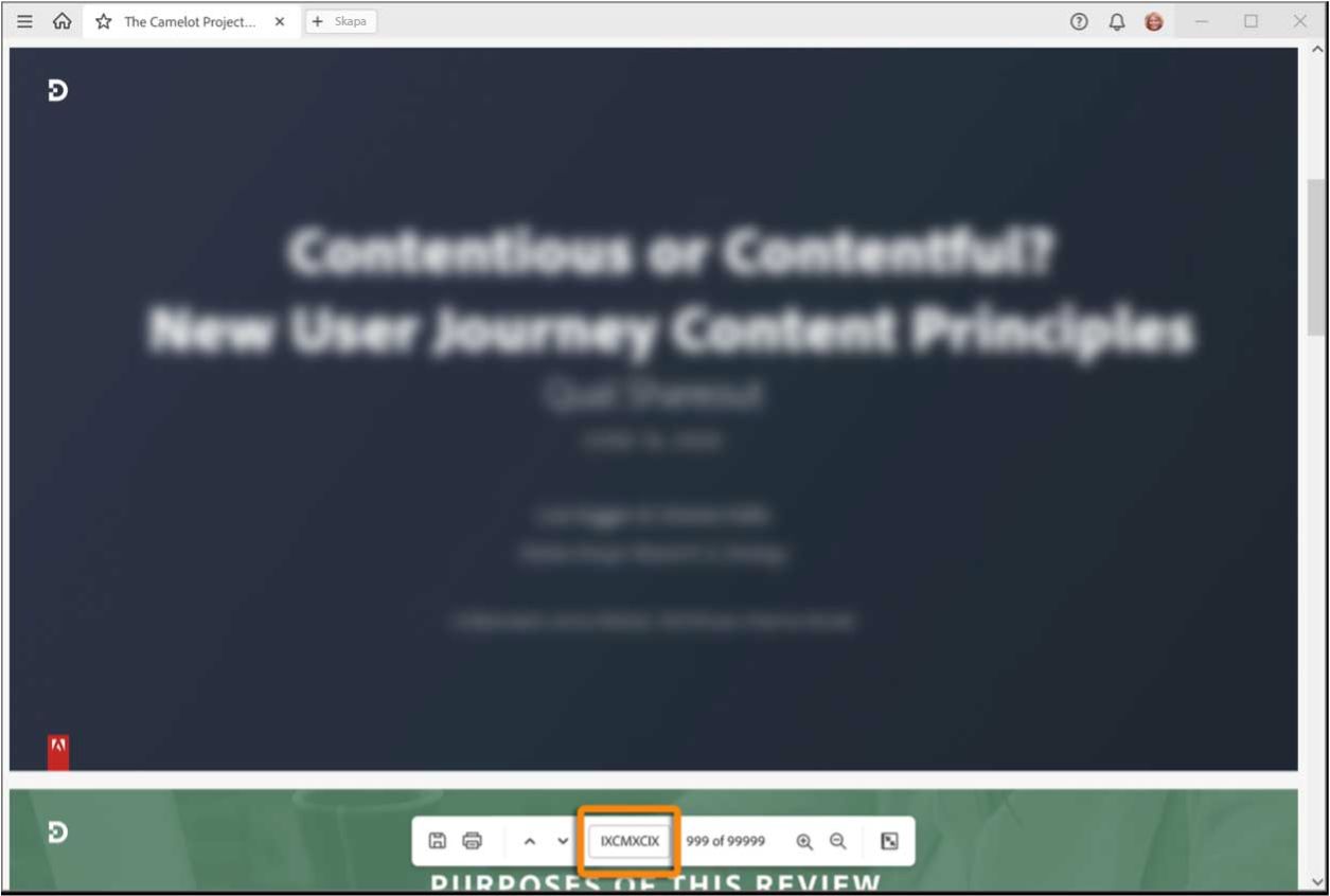 Sidetiketter i heads-up-visning