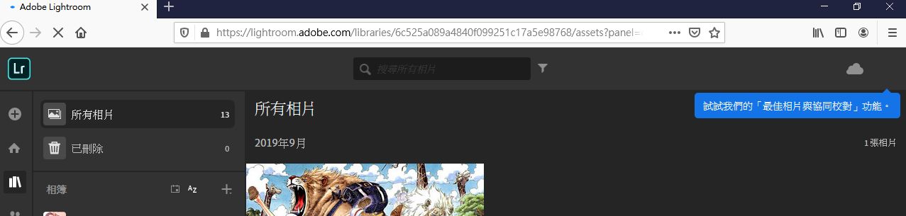 找到編目 ID 字串