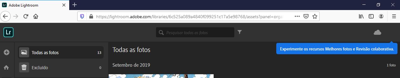 Identificar a sequência de caracteres da ID do catálogo
