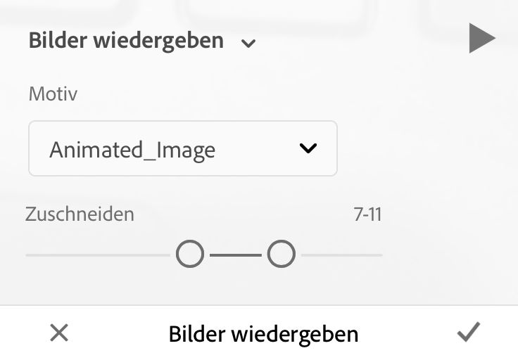 Menü „Bilder wiedergeben“