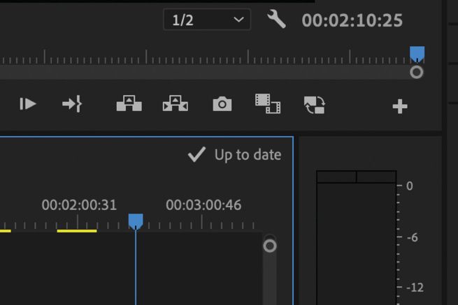 El estado Actualizado muestra que todos los cambios están publicados y no hay otras ediciones pendientes de sincronización.